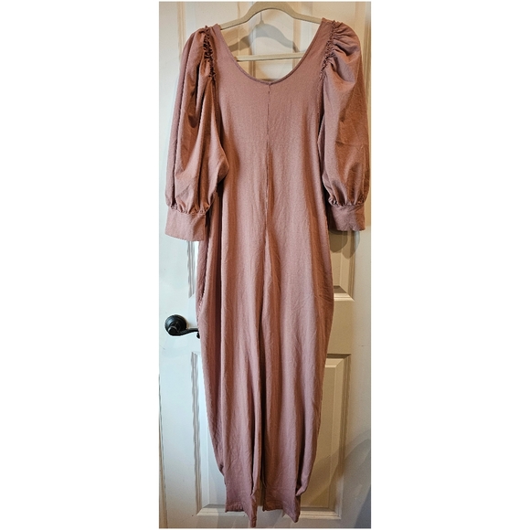 FREE PEOPLE Jackie Puff-Sleeve Jumpsuit - Picture 4 of 7